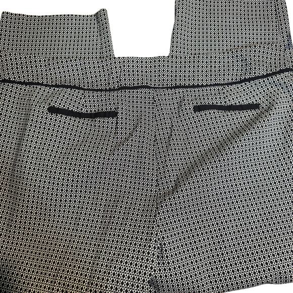 Avenue Modern Black & Ivory Geometric Dress Pants, Women's Plus Size 30W - Picture 4 of 7